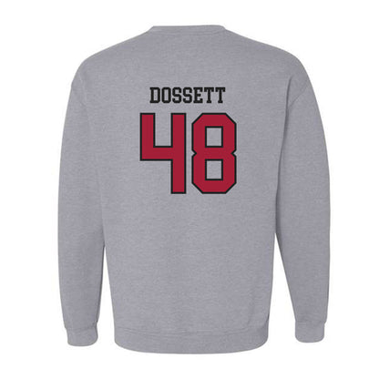 Arkansas - NCAA Baseball : Cooper Dossett - Crewneck Sweatshirt Sports Shersey