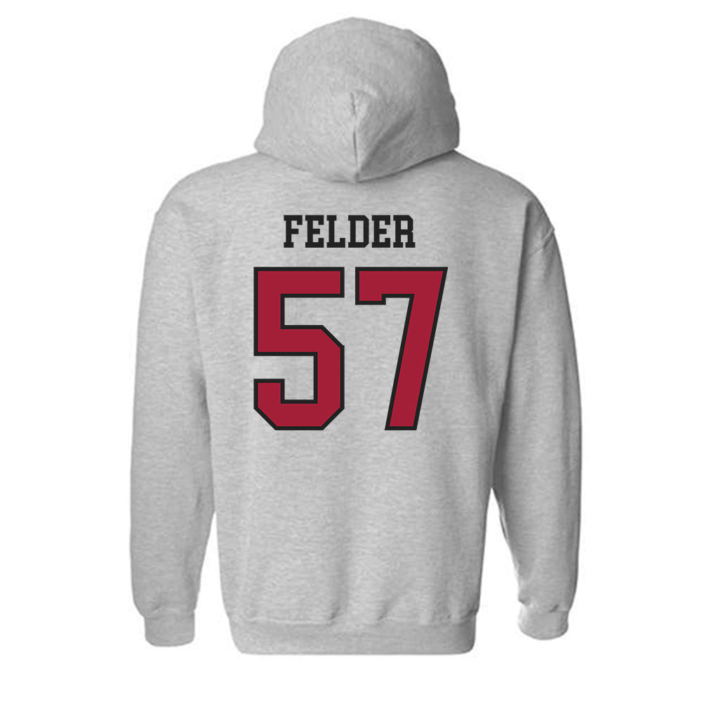 Arkansas - NCAA Baseball : Ross Felder - Sports Shersey Hooded Sweatshirt-1