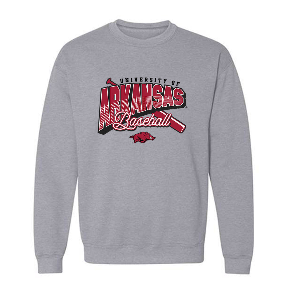 Arkansas - NCAA Baseball : Steele Eaves - Sports Shersey Crewneck Sweatshirt-0
