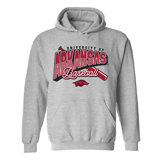 Arkansas - NCAA Baseball : Zach Root - Sports Shersey Hooded Sweatshirt-0