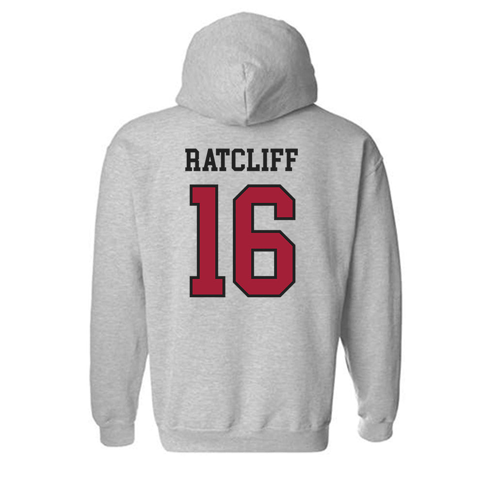 Arkansas - NCAA Softball : Carlee Ratcliff - Hooded Sweatshirt Sports Shersey