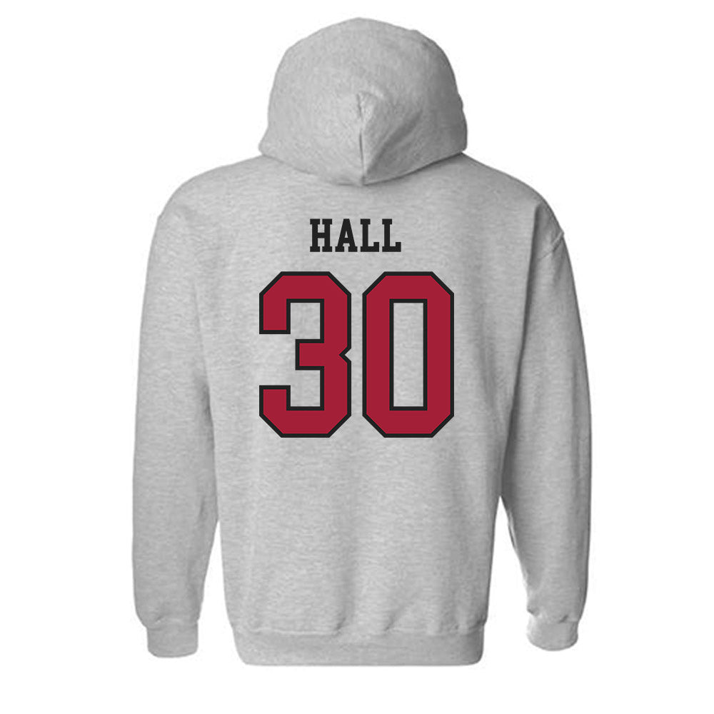 Arkansas - NCAA Softball : Khamari Hall - Sports Shersey Hooded Sweatshirt-1
