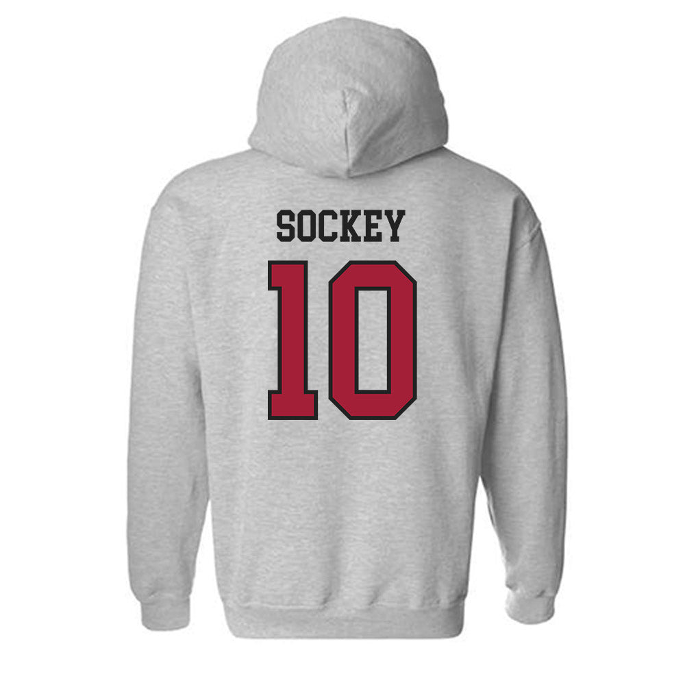 Arkansas - NCAA Softball : Ally Sockey - Hooded Sweatshirt Sports Shersey