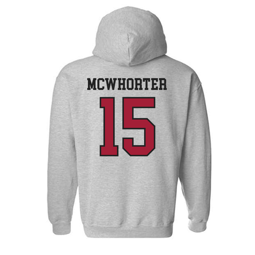 Arkansas - NCAA Softball : Lillie-Faye McWhorter - Sports Shersey Hooded Sweatshirt-1