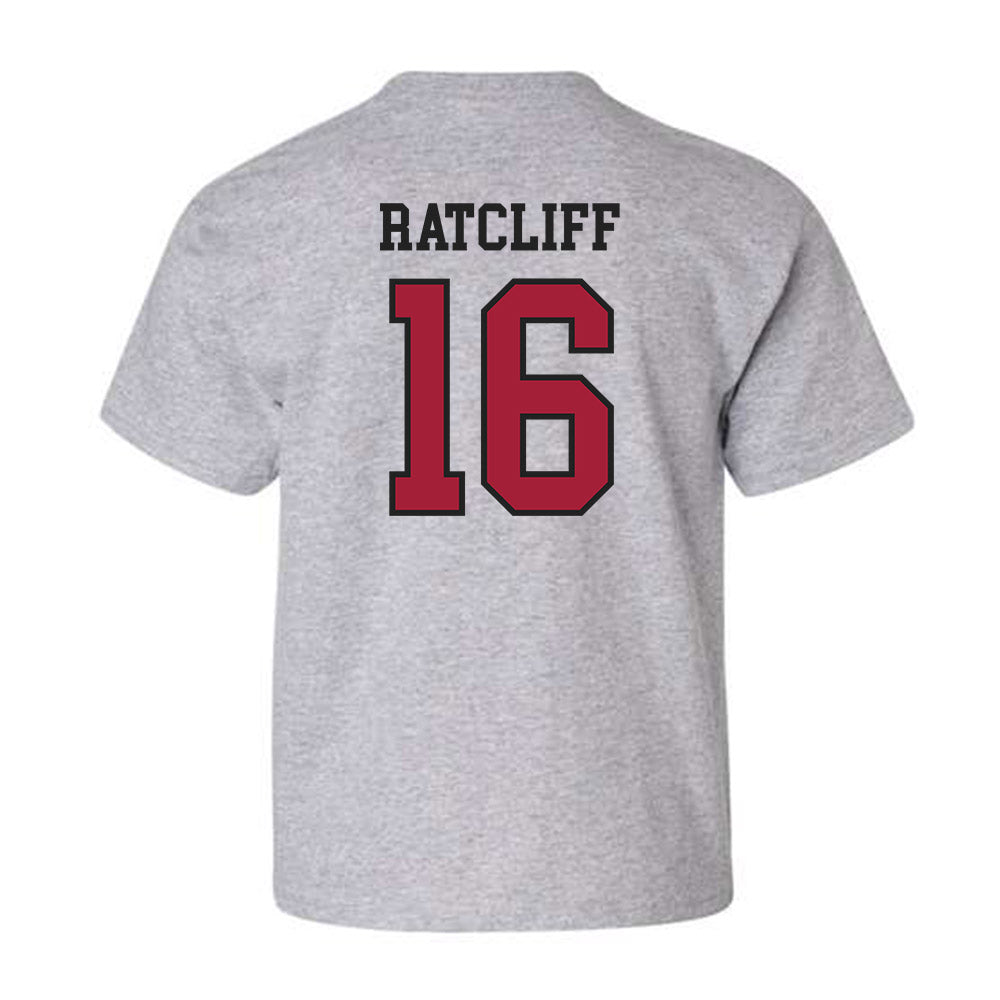 Arkansas - NCAA Softball : Carlee Ratcliff - Youth T-Shirt Sports Shersey