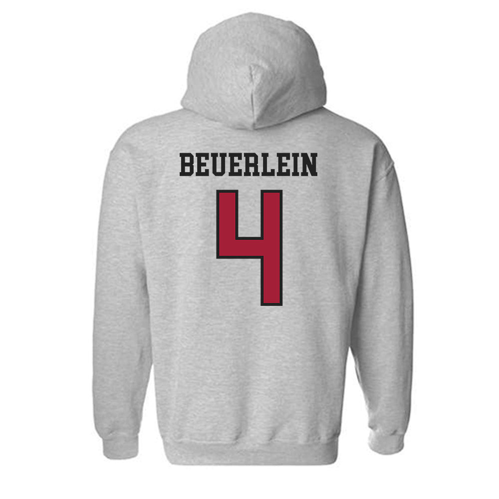 Arkansas - NCAA Softball : Reis Beuerlein - Hooded Sweatshirt Sports Shersey