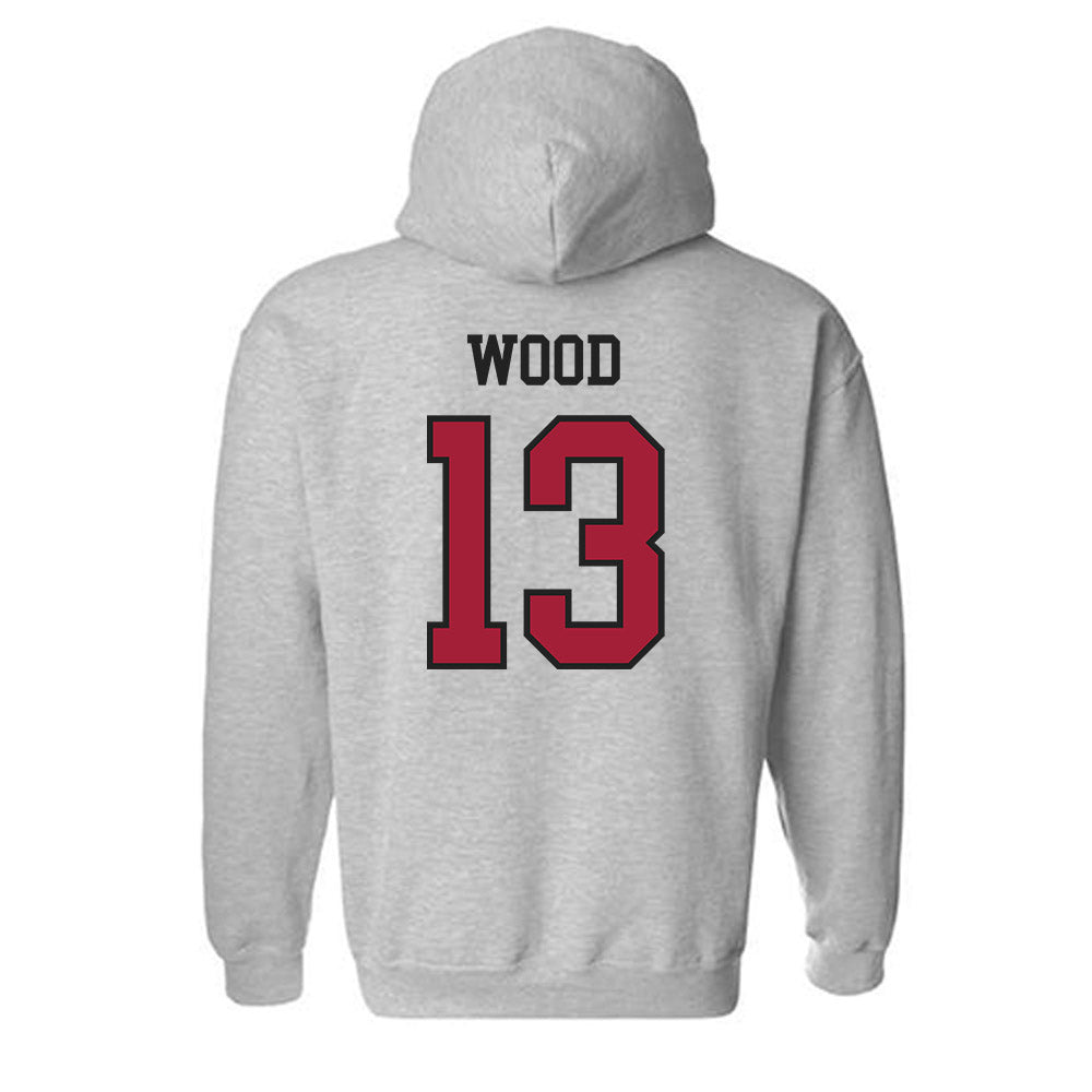 Arkansas - NCAA Softball : Kasey Wood - Hooded Sweatshirt Sports Shersey