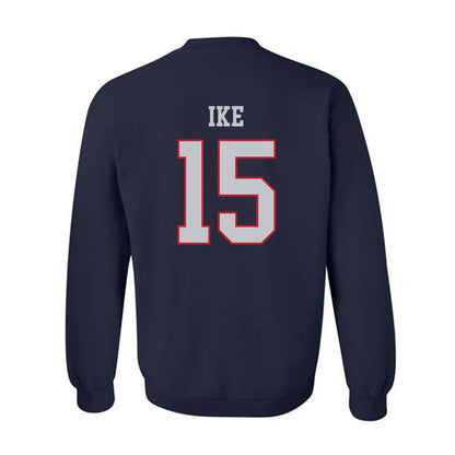 Gonzaga - NCAA Men's Basketball : Graham Ike - Sports Shersey Crewneck Sweatshirt-1