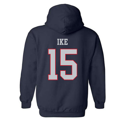 Gonzaga - NCAA Men's Basketball : Graham Ike - Sports Shersey Hooded Sweatshirt-1