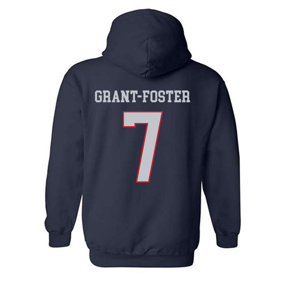 Gonzaga - NCAA Men's Basketball : Tyon Grant-Foster - Sports Shersey Hooded Sweatshirt-1