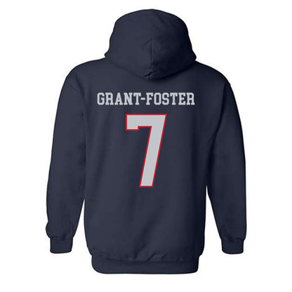 Gonzaga - NCAA Men's Basketball : Tyon Grant-Foster - Sports Shersey Hooded Sweatshirt-1