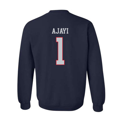 Gonzaga - NCAA Men's Basketball : Michael Ajayi - Sports Shersey Crewneck Sweatshirt-1