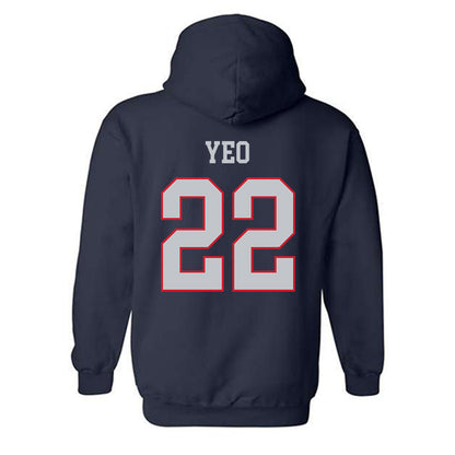 Gonzaga - NCAA Men's Basketball : Jun Seok Yeo - Sports Shersey Hooded Sweatshirt