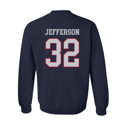 Gonzaga - NCAA Men's Basketball : Parker Jefferson - Sports Shersey Crewneck Sweatshirt-1