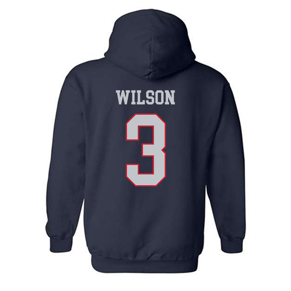 Gonzaga - NCAA Women's Basketball : Julia Wilson - Sports Shersey Hooded Sweatshirt-1