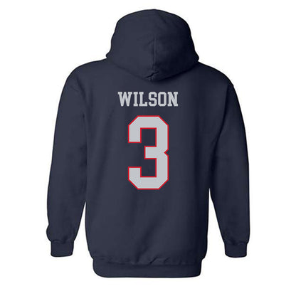 Gonzaga - NCAA Women's Basketball : Julia Wilson - Sports Shersey Hooded Sweatshirt-1
