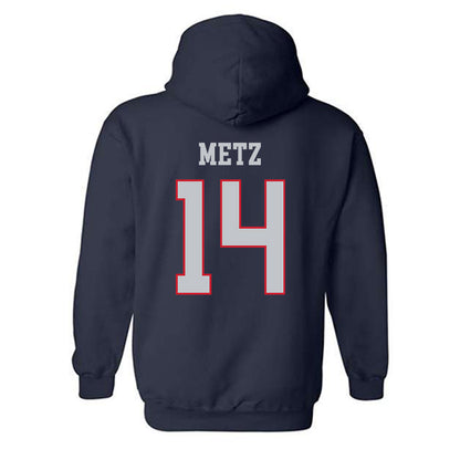 Gonzaga - NCAA Men's Basketball : Alonzo Metz - Sports Shersey Hooded Sweatshirt-1