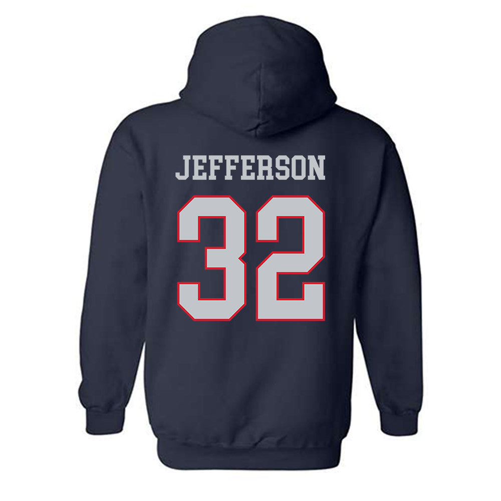 Gonzaga - NCAA Men's Basketball : Parker Jefferson - Sports Shersey Hooded Sweatshirt-1