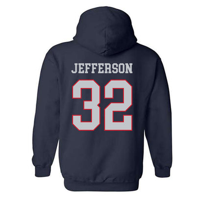 Gonzaga - NCAA Men's Basketball : Parker Jefferson - Sports Shersey Hooded Sweatshirt-1