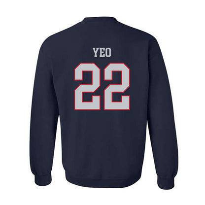 Gonzaga - NCAA Men's Basketball : Jun Seok Yeo - Sports Shersey Crewneck Sweatshirt