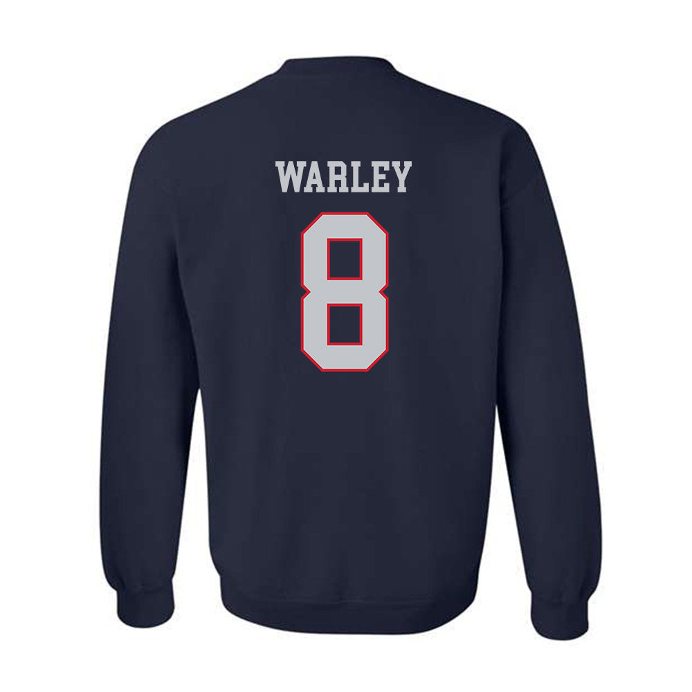 Gonzaga - NCAA Men's Basketball : Jalen Warley - Sports Shersey Crewneck Sweatshirt-1
