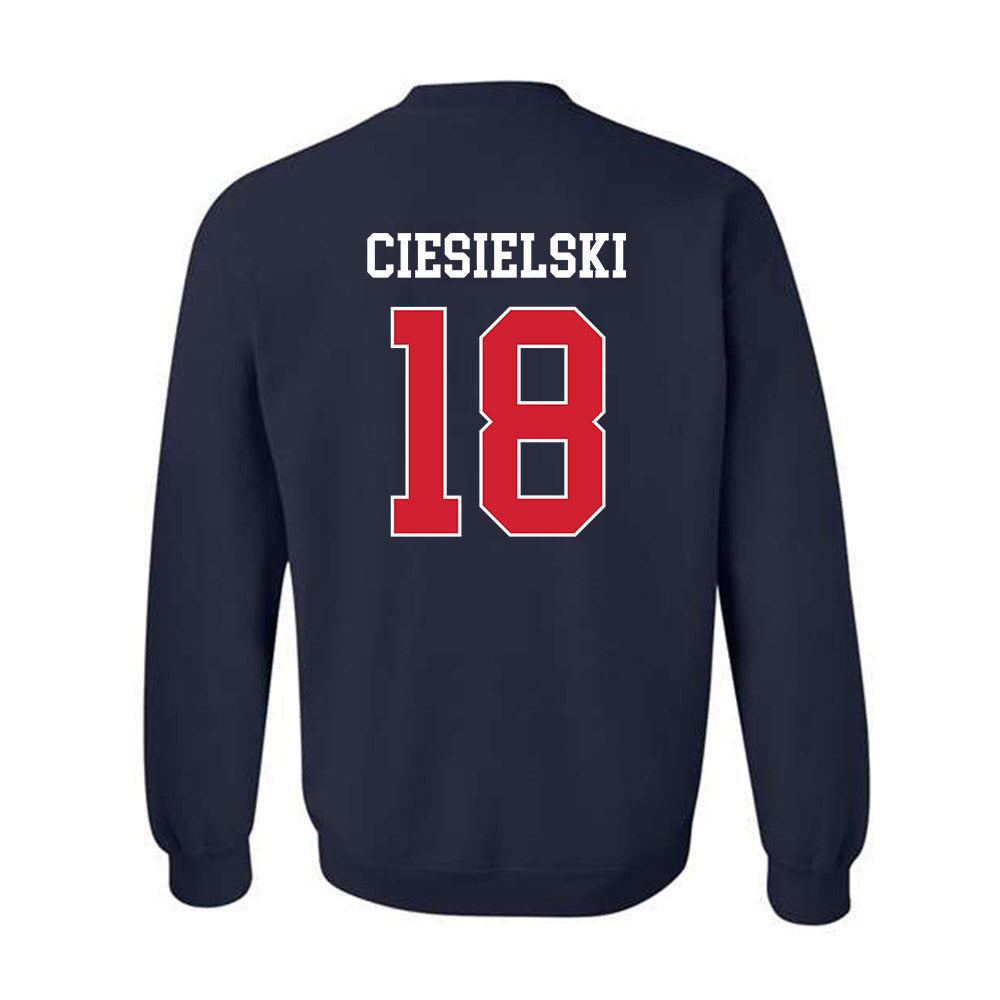 Gonzaga - NCAA Baseball : Cooper Ciesielski - Sports Shersey Crewneck Sweatshirt-1