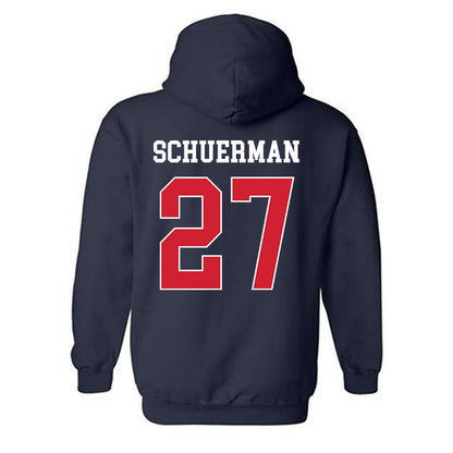 Gonzaga - NCAA Baseball : Rece Schuerman - Hooded Sweatshirt Sports Shersey