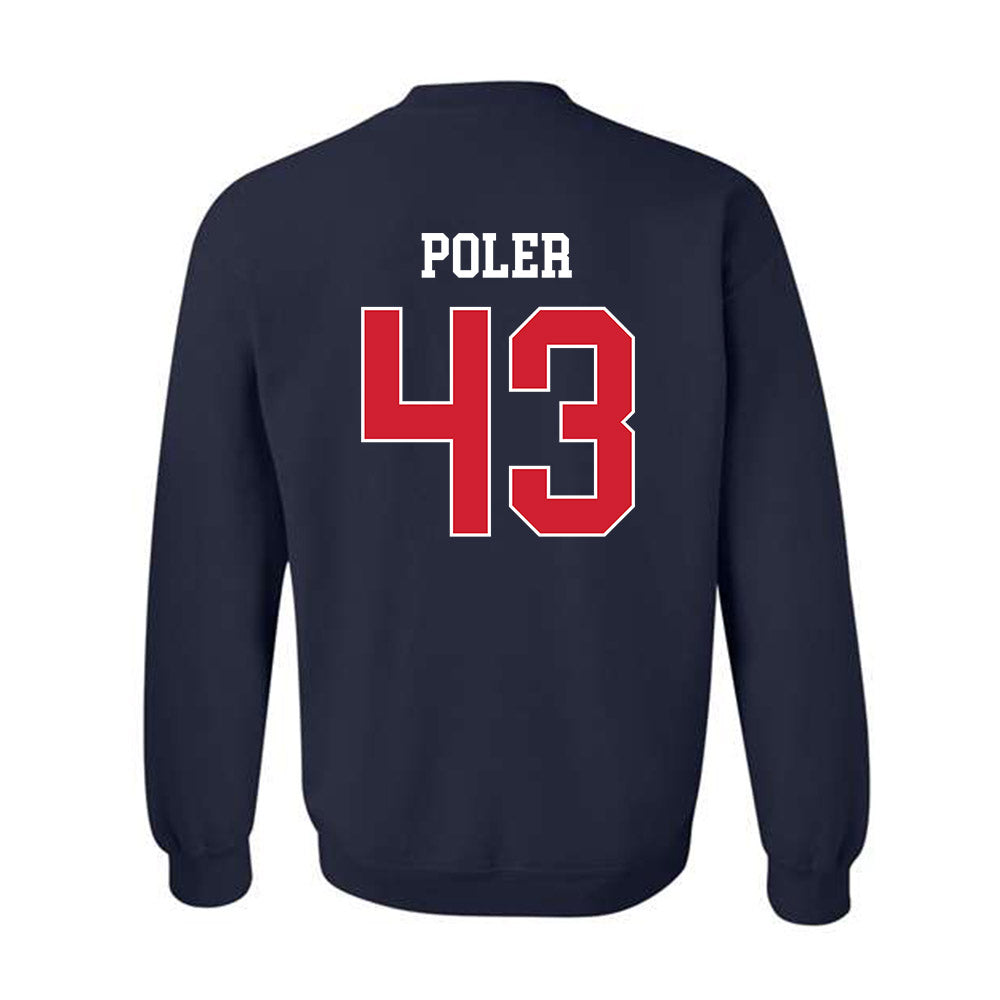 Gonzaga - NCAA Baseball : Bode Poler - Sports Shersey Crewneck Sweatshirt-1