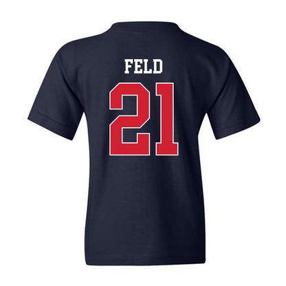 Gonzaga - NCAA Baseball : Justin Feld - Youth T-Shirt Sports Shersey