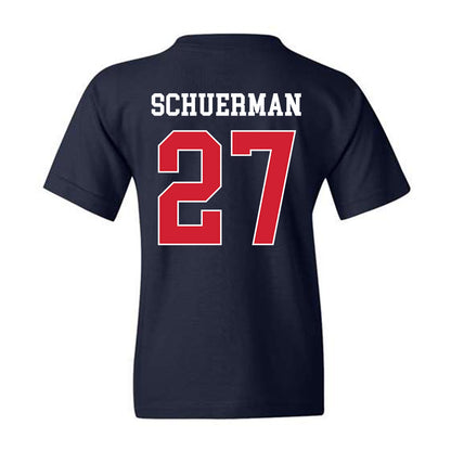 Gonzaga - NCAA Baseball : Rece Schuerman - Youth T-Shirt Sports Shersey