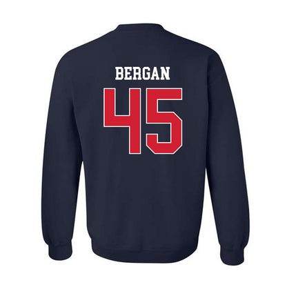 Gonzaga - NCAA Baseball : Ethan Bergan - Sports Shersey Crewneck Sweatshirt-1