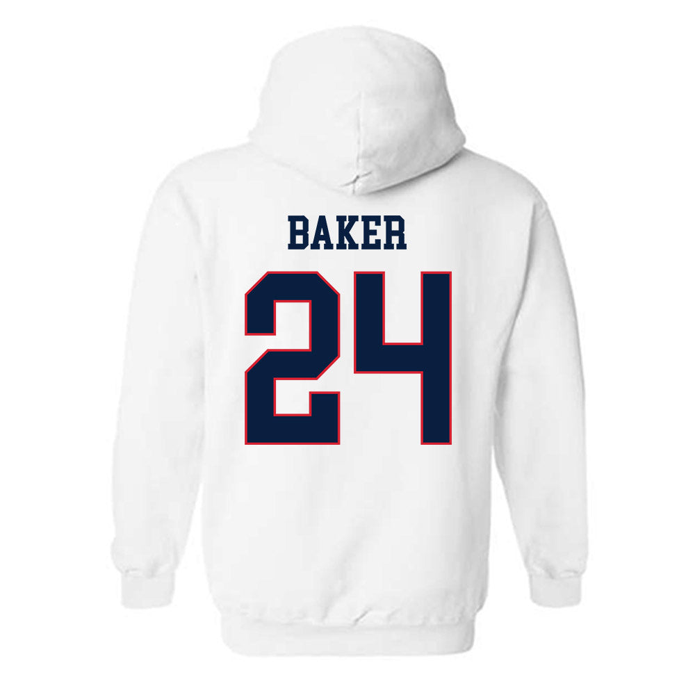 Gonzaga - NCAA Baseball : Simon Baker - Sports Shersey Hooded Sweatshirt-1