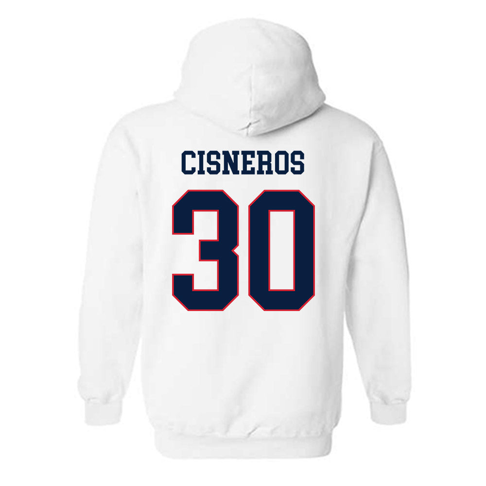 Gonzaga - NCAA Baseball : Andrew Cisneros - Sports Shersey Hooded Sweatshirt-1