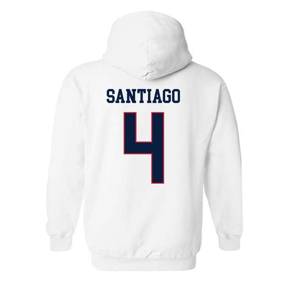 Gonzaga - NCAA Baseball : Kainoa Santiago - Sports Shersey Hooded Sweatshirt-1