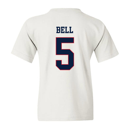 Gonzaga - NCAA Baseball : Mikey Bell - Sports Shersey Youth T-Shirt-1