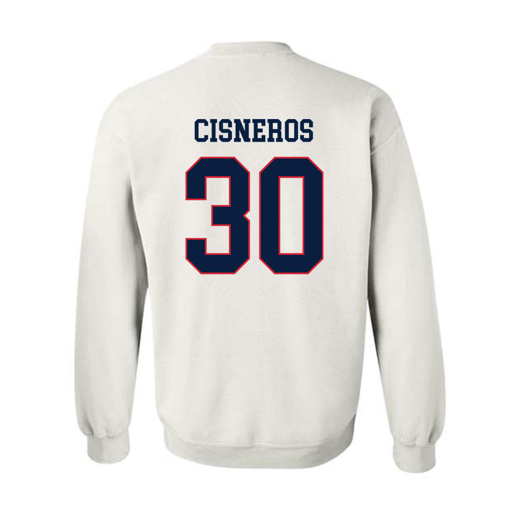 Gonzaga - NCAA Baseball : Andrew Cisneros - Sports Shersey Crewneck Sweatshirt-1