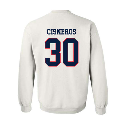 Gonzaga - NCAA Baseball : Andrew Cisneros - Sports Shersey Crewneck Sweatshirt-1