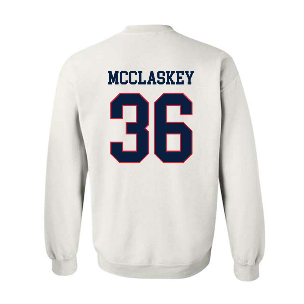 Gonzaga - NCAA Baseball : Mickey Mcclaskey - Sports Shersey Crewneck Sweatshirt