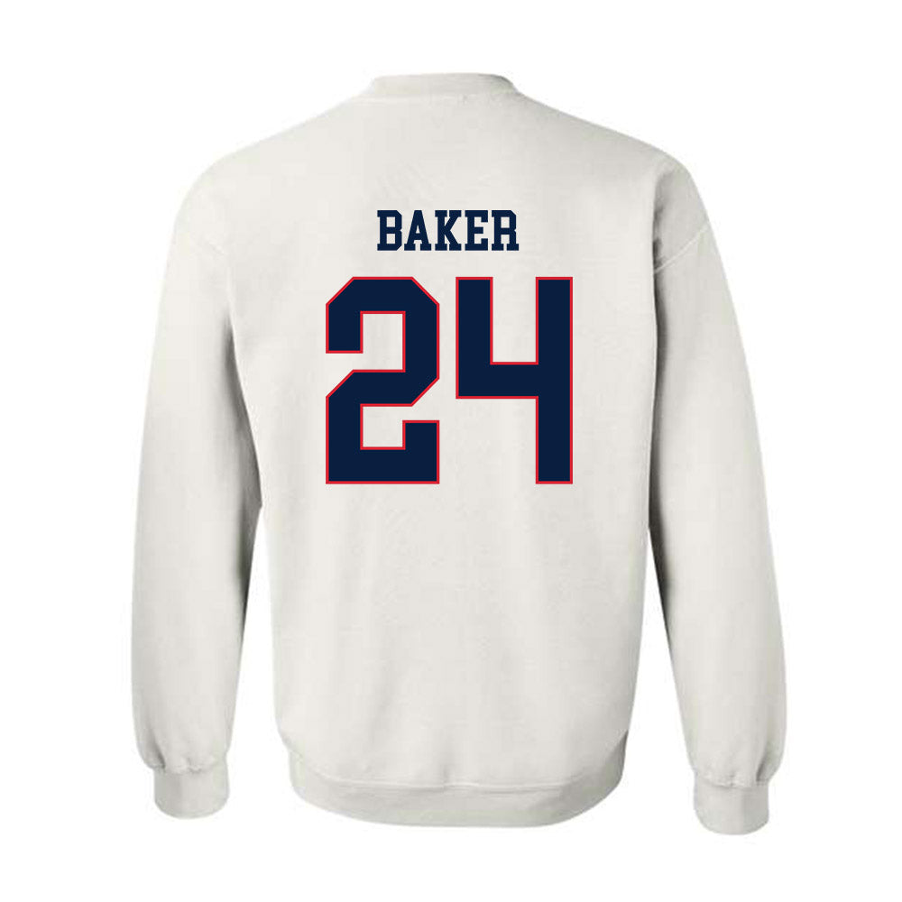 Gonzaga - NCAA Baseball : Simon Baker - Sports Shersey Crewneck Sweatshirt-1