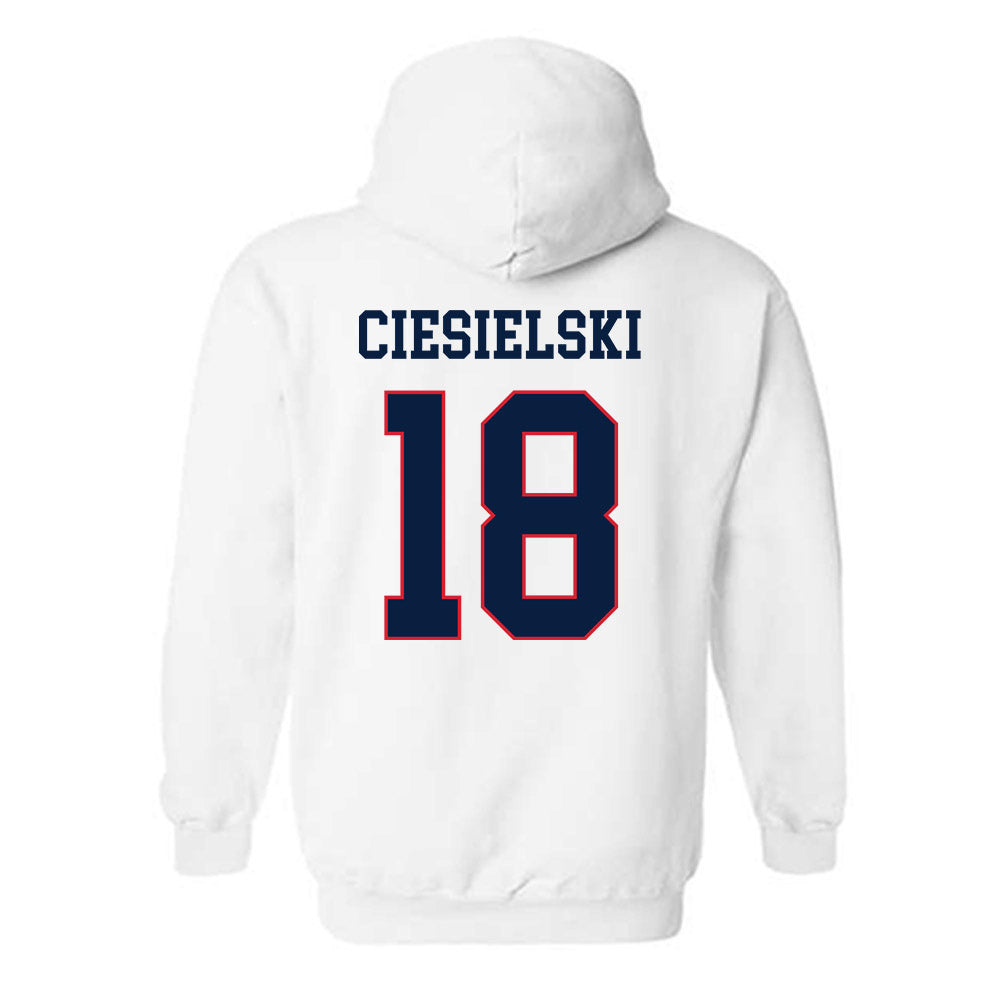 Gonzaga - NCAA Baseball : Cooper Ciesielski - Sports Shersey Hooded Sweatshirt-1