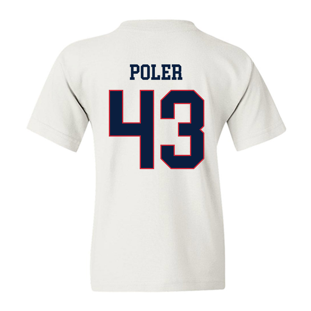 Gonzaga - NCAA Baseball : Bode Poler - Sports Shersey Youth T-Shirt-1