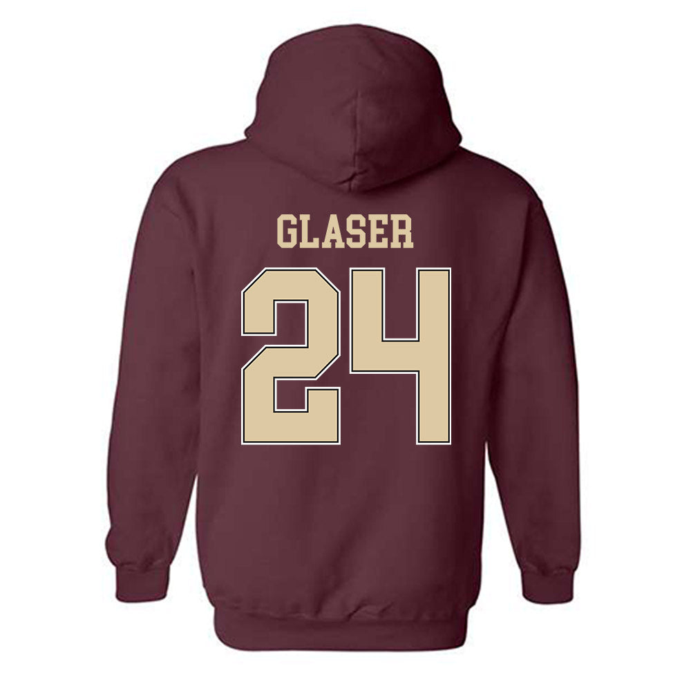 Boston College - NCAA Women's Ice Hockey : Lauren Glaser - Sports Shersey Hooded Sweatshirt