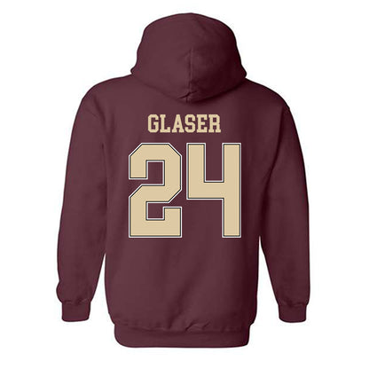 Boston College - NCAA Women's Ice Hockey : Lauren Glaser - Sports Shersey Hooded Sweatshirt