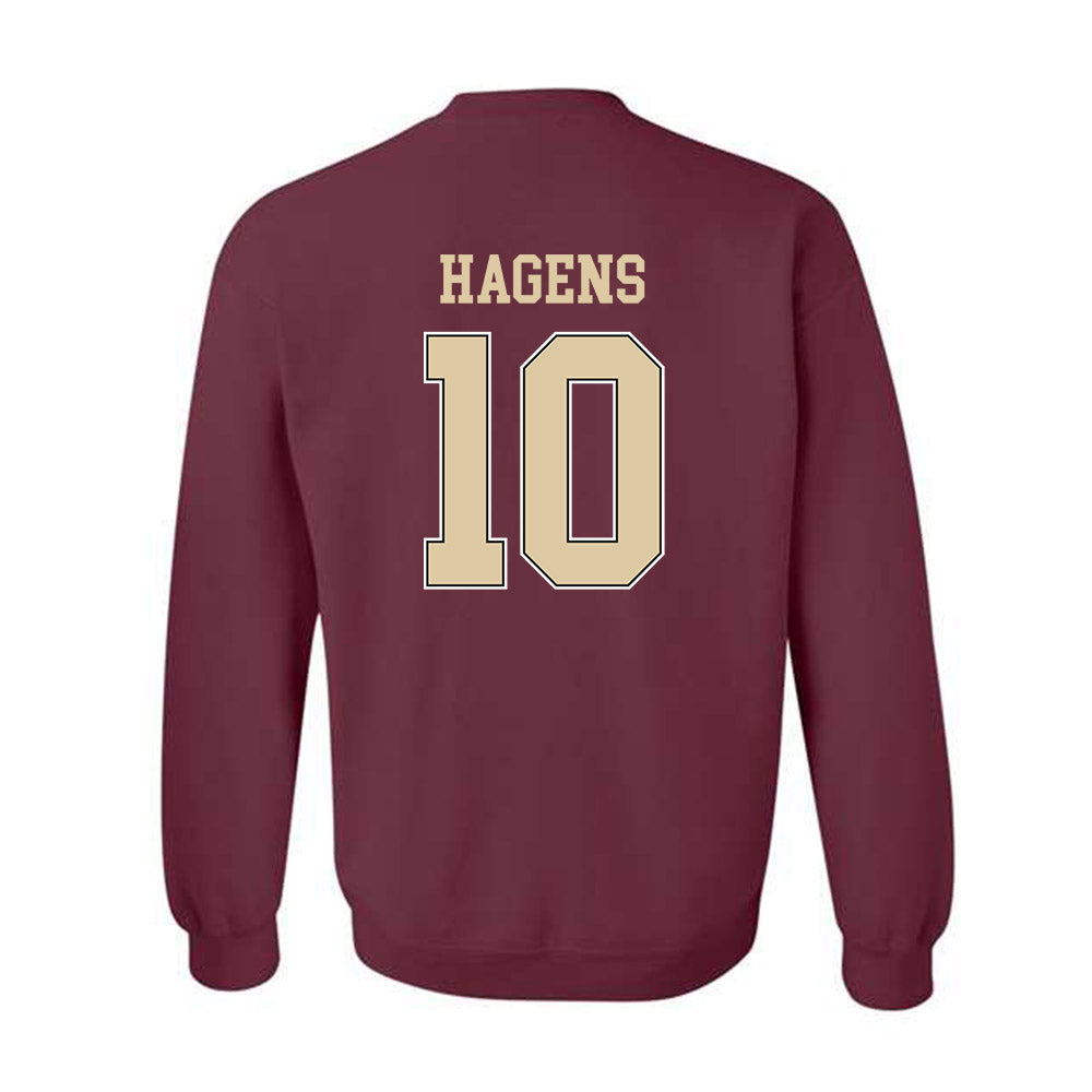 Boston College - NCAA Men's Ice Hockey : James Hagens - Sports Shersey Crewneck Sweatshirt-1