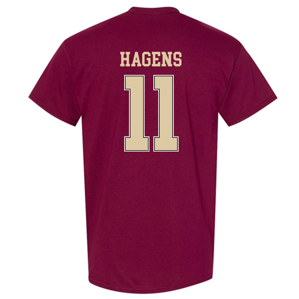 Boston College - NCAA Men's Ice Hockey : Michael Hagens - Sports Shersey T-Shirt-1