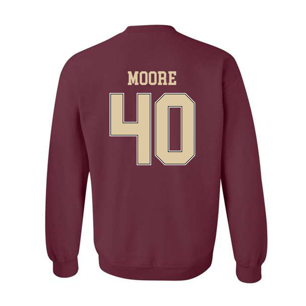 Boston College - NCAA Men's Ice Hockey : William Moore - Sports Shersey Crewneck Sweatshirt-1