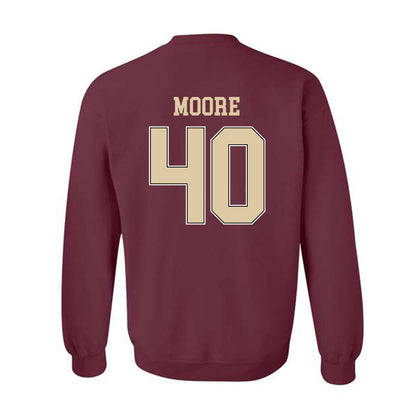 Boston College - NCAA Men's Ice Hockey : William Moore - Sports Shersey Crewneck Sweatshirt-1