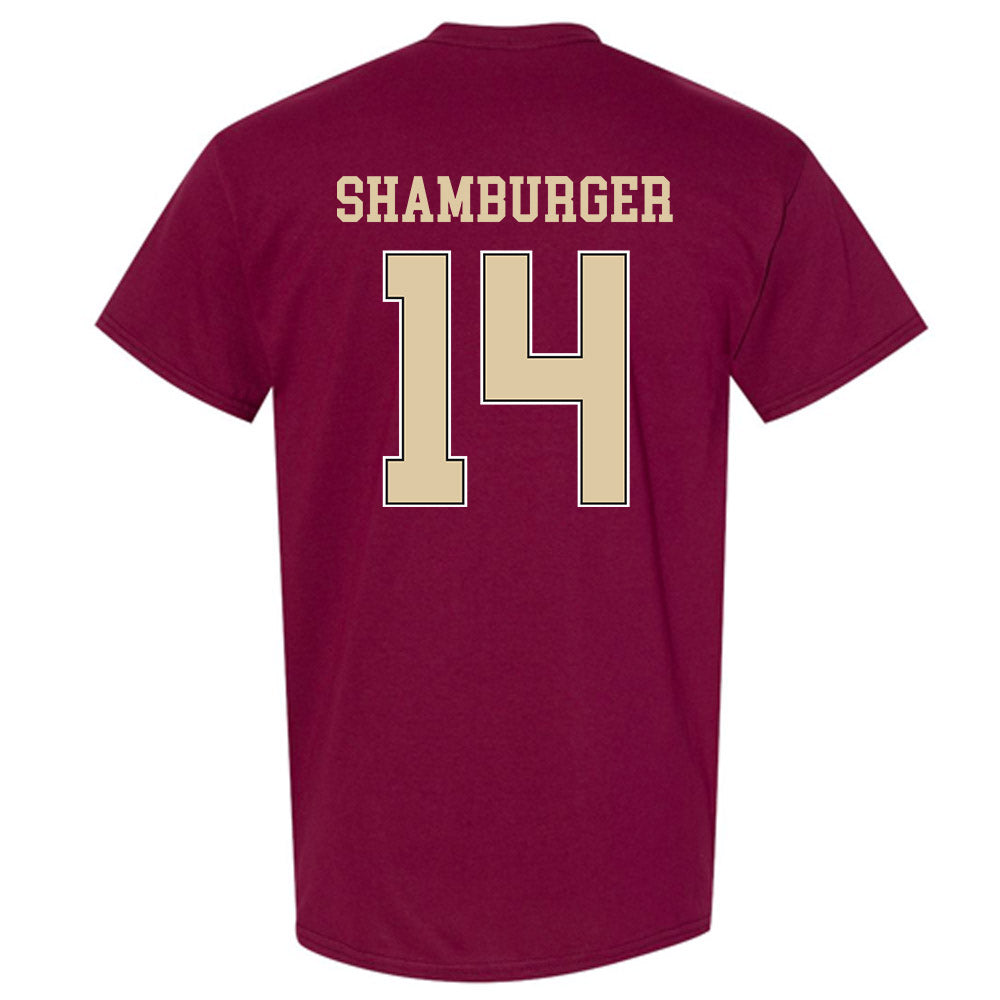 Boston College - NCAA Men's Ice Hockey : Gentry Shamburger - Sports Shersey T-Shirt-1