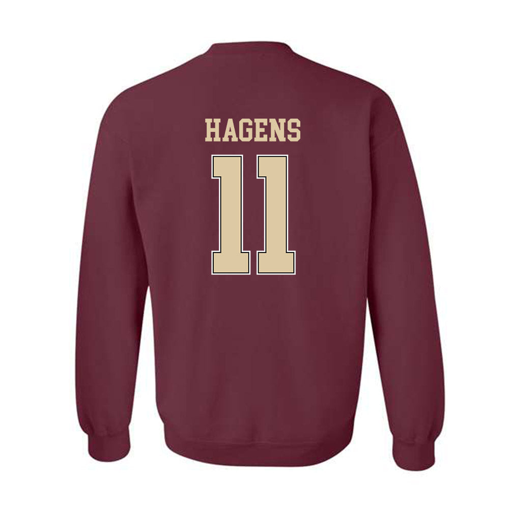 Boston College - NCAA Men's Ice Hockey : Michael Hagens - Sports Shersey Crewneck Sweatshirt-1