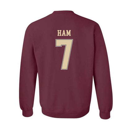 Boston College - NCAA Women's Ice Hockey : Kate Ham - Sports Shersey Crewneck Sweatshirt